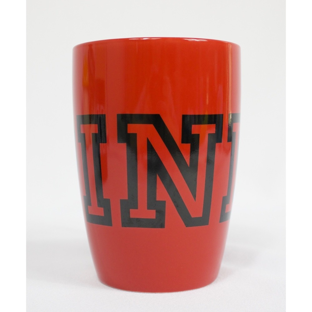 Victoria's Secret PINK Ceramic Coffee Mugs 16.9 fl oz Red Black Set of 2 - Picture 3 of 13